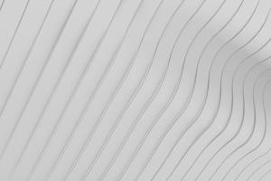 línea de rayas onduladas blancas abstractas patrón retro suave curvo con textura de semitono pastel de onda. foto