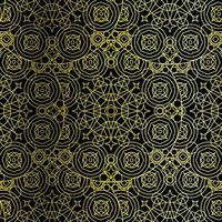mandala dorado claro abstracto pintura de arte ornamental de lujo patrón geométrico antiguo en oro.