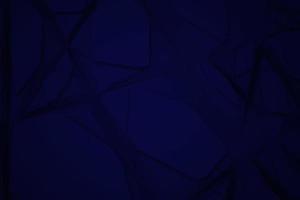 abstract blue geometry minimalistic simple shape stripes pattern with realistic fabric polygonal texture on dark blue. photo