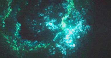 abstract light blue space elegant blur fog universe with star and galaxy milk stardust dynamic on dark space. photo