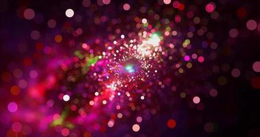abstract light pink galaxy blur glitter vintage space elegant colorful smoke universe with star galaxy milk stardust on black galaxy. photo