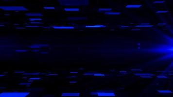 digital dark blue futuristic modern tech stage room with digital architecture line around light spotlight on black.