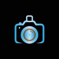 Creative colorful camera logo design symbol vector