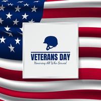 Vector illustration of Veterans Day.