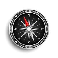 Compass on a white background. Vector Illustration.