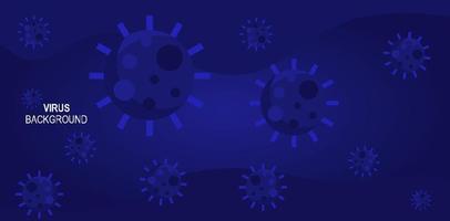 Covid 19 Virus Background Design vector