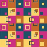 seamless pattern design of plaid with attractive colors vector