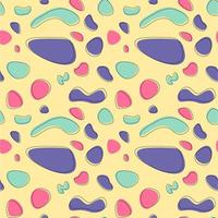 seamless pattern design contains an attractive style vector
