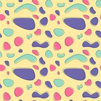 seamless pattern design contains an attractive style vector