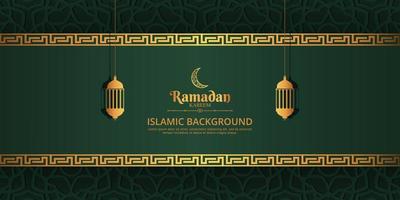 ramadan kareem y fondo islámico vector