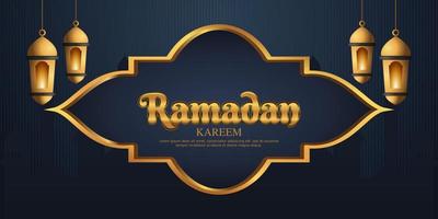 ramadan kareem and islamic background vector