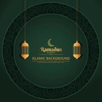 ramadan kareem and islamic background vector