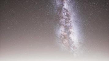 Milky Way above Snow Covered Terrain video