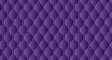 Fondo acolchado de tapicería simple. telón de fondo de sofá de textura de cuero púrpura. ilustración vectorial vector