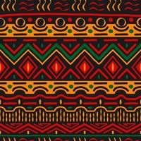 Black History Month Seamless Pattern vector