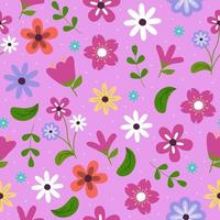 Cherry Blossom Pattern Background vector