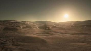 prachtige zandduinen in de saharawoestijn video