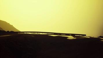 atlantic ocean road near the mountain video