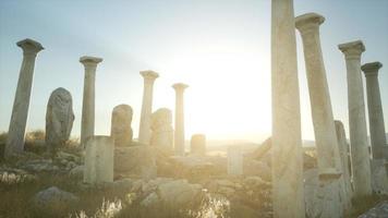 el antiguo templo griego en italia video