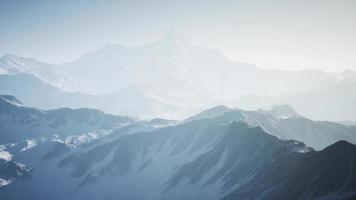 paysage de montagne des alpes alpines video