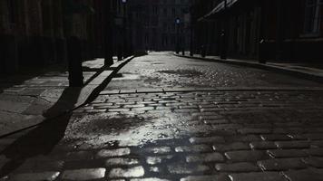 City of London is deserted during the COVID-19 coronavirus video