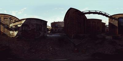 vr360 vista da antiga fábrica abandonada video
