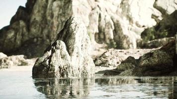 rock formation on the Costa Brava video