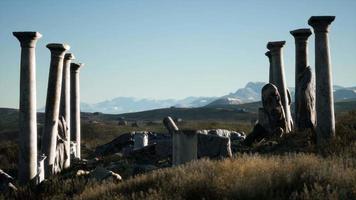 8K ancient Greek temple in Italy video