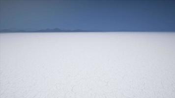 Bonneville salt flats in Utah video