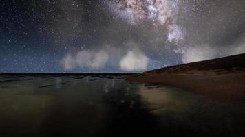 Milky Way Galaxy over Tropical Island video