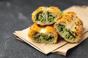 rollini spinach, cheese savory pastries puff pastry fresh