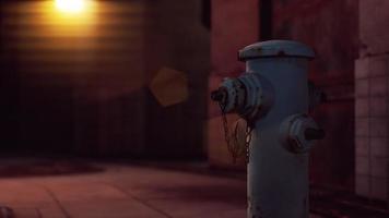 Hydranten in der Kleinstadt video