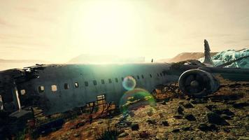 vliegtuig neergestort op een berg
