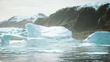 laguna iceberg en el parque natural