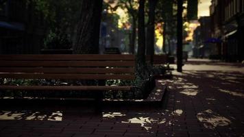 leeg gesloten park tijdens de covid-19 pandemie in 2020 video