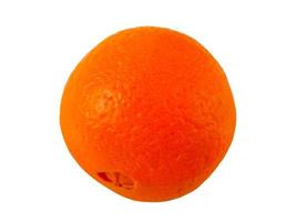 Orange slice isolated on white background photo