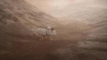 opportunité mars explorant la surface de la planète rouge video