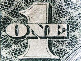 fondo de billetes de dólar estadounidense. dinero de estados unidos. foto
