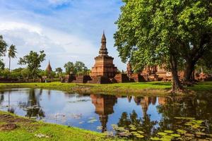 Sukhothai historical park at Sukhothai province in Thailand photo