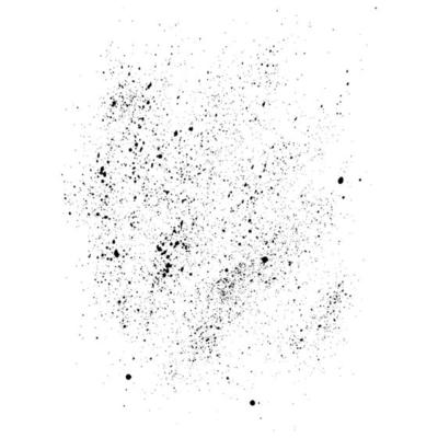Vector grunge black splash isolated on white background