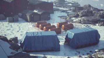 antarctische bases op het Antarctisch Schiereiland video
