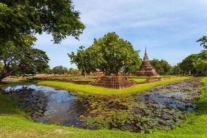 Sukhothai historical park at Sukhothai province in Thailand photo