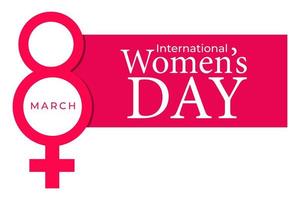 International Women's Day Corporate Banner Illustration photo