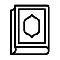 icono de corán adecuado para momentos islámicos de ramadán vector