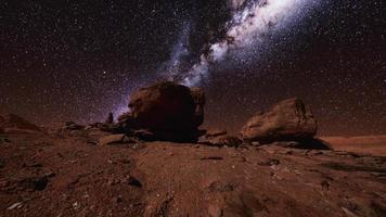 Via Lattea al parco di pietra naturale del Grand Canyon video