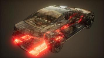 sistema de escape visível no carro video