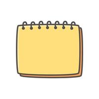 Bullet journal doodle. hand drawn planner notebook elements vector