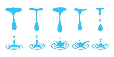 clean water droplets water conservation concept on world water day vector