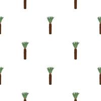 Palm tree seamless pattern. Background of tropical plant. vector
