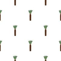 Palm tree seamless pattern. Background of tropical plant. vector
